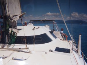 Crowther Catana Catamaran trans Tasman yacht delivery David Mitchell Australia